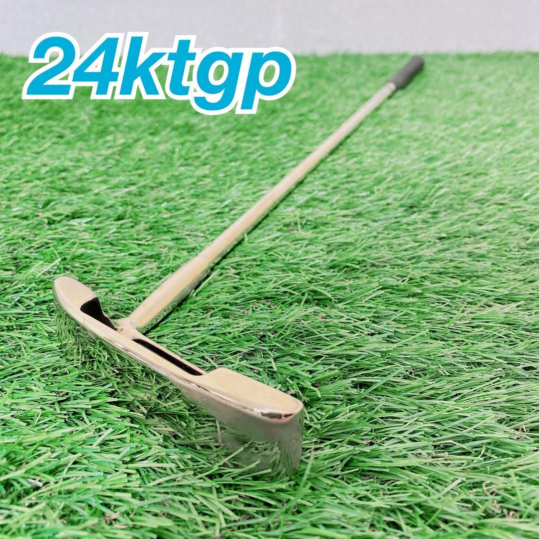 ゴルフ ゴールド パター 銀メッキ 24ktgp NT796 - メルカリ