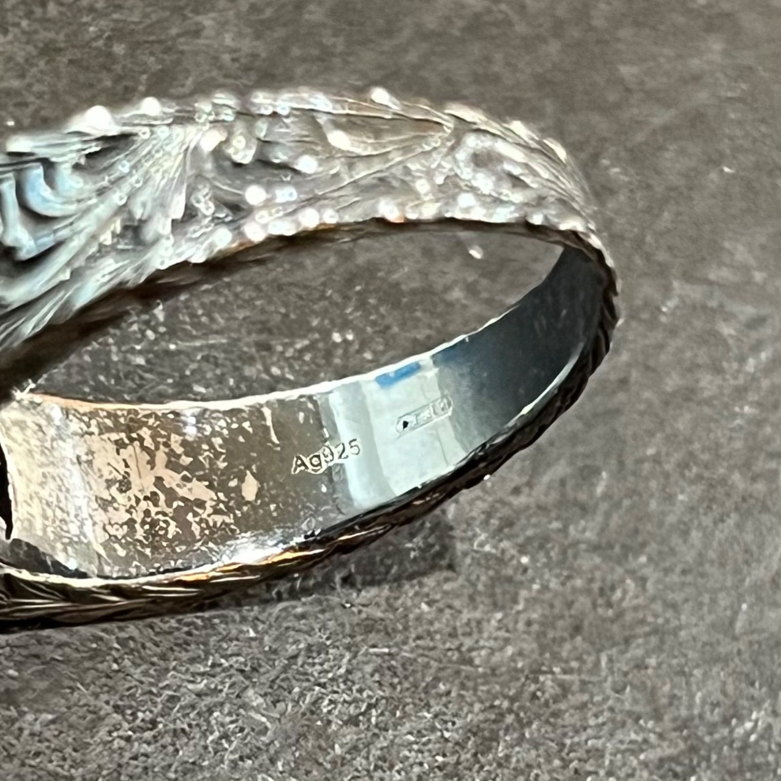 GUCCI インターロッキング アラベスク リング 指輪 シルバー925 グッチ