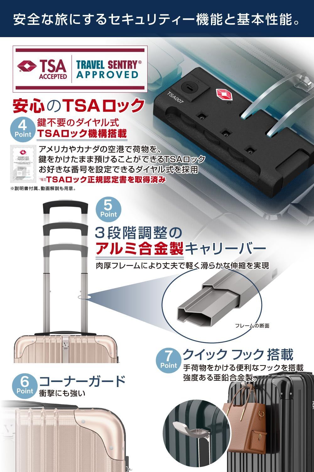 [VELSKYF] キャリーケース キャリーバッグ ダイヤルロックシルバー M Amazon.co.jp: [VELSKYF] 現役客室乗務員監修 スーツケース