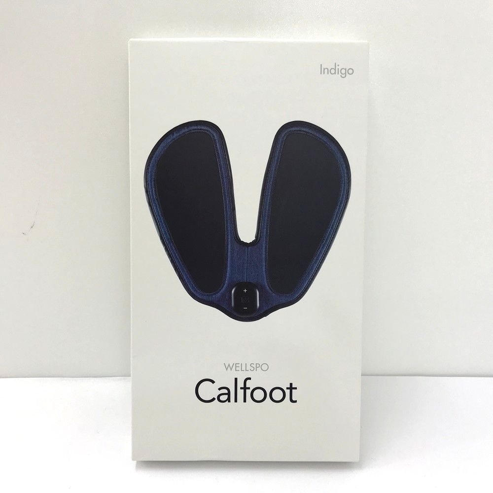 長期保管 クルールラボ WELLSPO Calfoot インディゴブルー マット型EMS 外箱若干の汚れ有