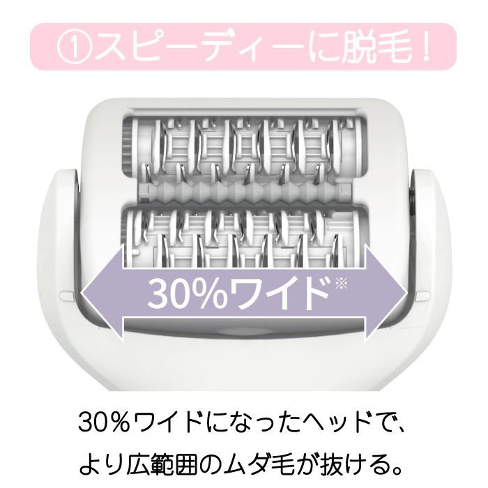 Panasonic soie 脱毛器 ホワイト ES-EY4A 箱付き Panasonic パナソニック Panasonic 脱毛器 ソイエ ホワイト ES