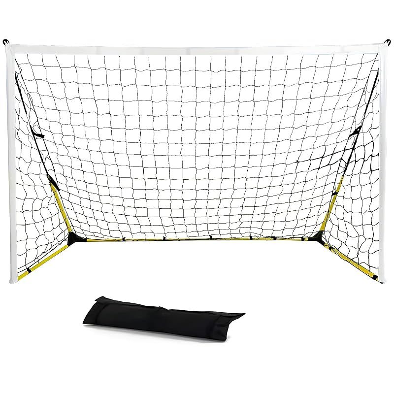 ポータブル サッカーゴール 折りたたみ サッカーゴール フットサルゴール サッカー ゴール サッカーミニゴール サッカートレーニング器材 室内 屋外兼用 収納バッグ付き ポータブル型 快速組立 着脱式 頑丈な金属製フレーム 高耐久性 学校 公園 訓練場 1