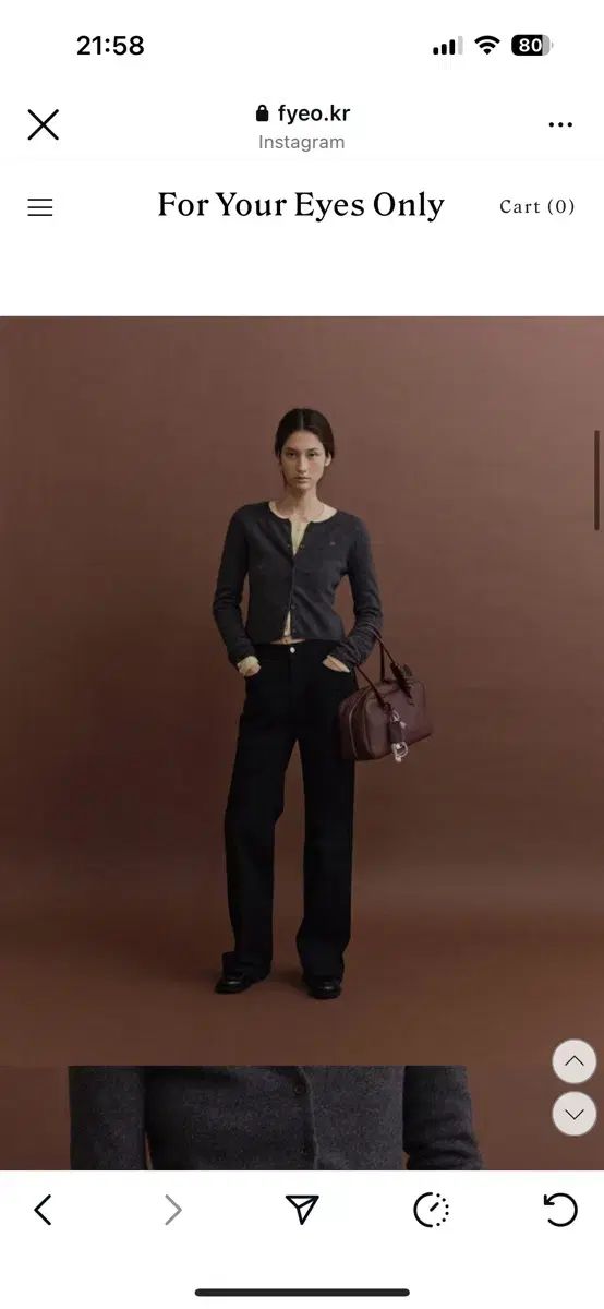 【翌日配送】 Fyeo clea straight denim