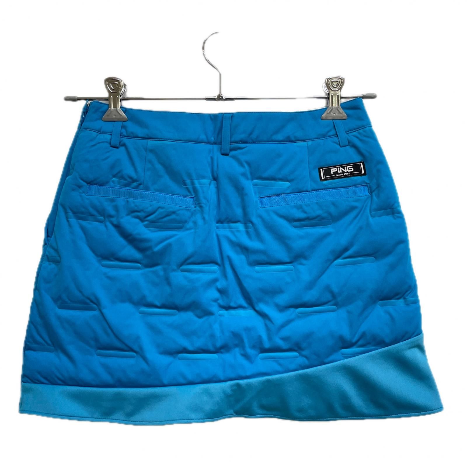 未使用品 レディース ピン PING スカート M 青 ブルー 中綿 2WAY