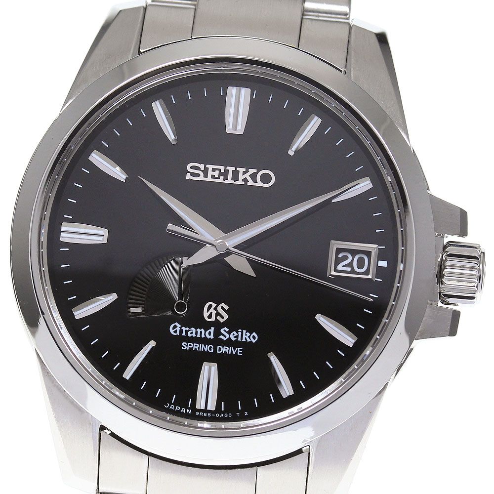 セイコー SEIKO SBGA027/9R65-0AG1 グランドセイコー パワーリザーブ デイト スプリングドライブ メンズ 箱・保証書付き_767141