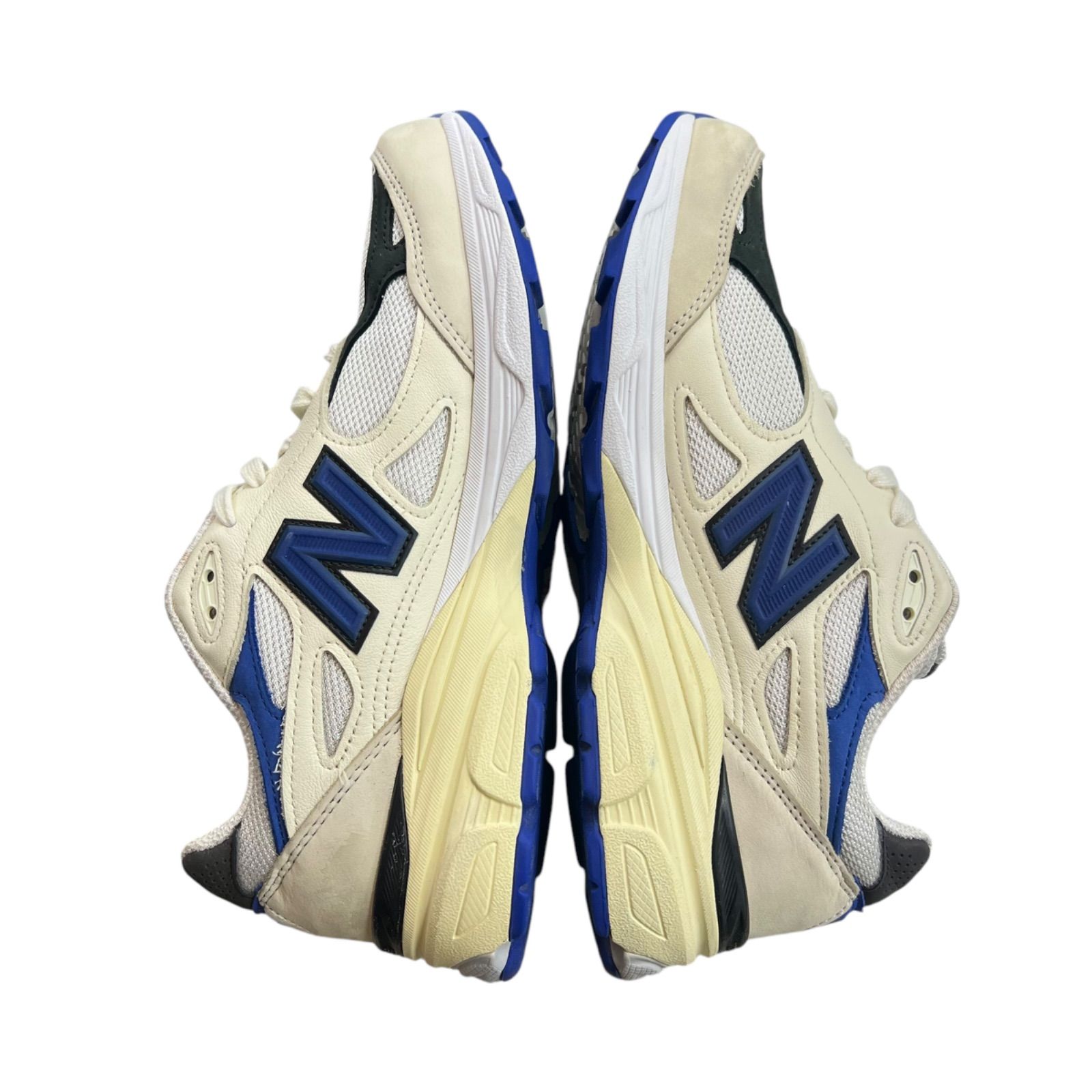 ニューバランス M990 WB3 サイズ27cm 990v3 アメリカ製 White/Navy New Balance 990 V3 - メルカリ