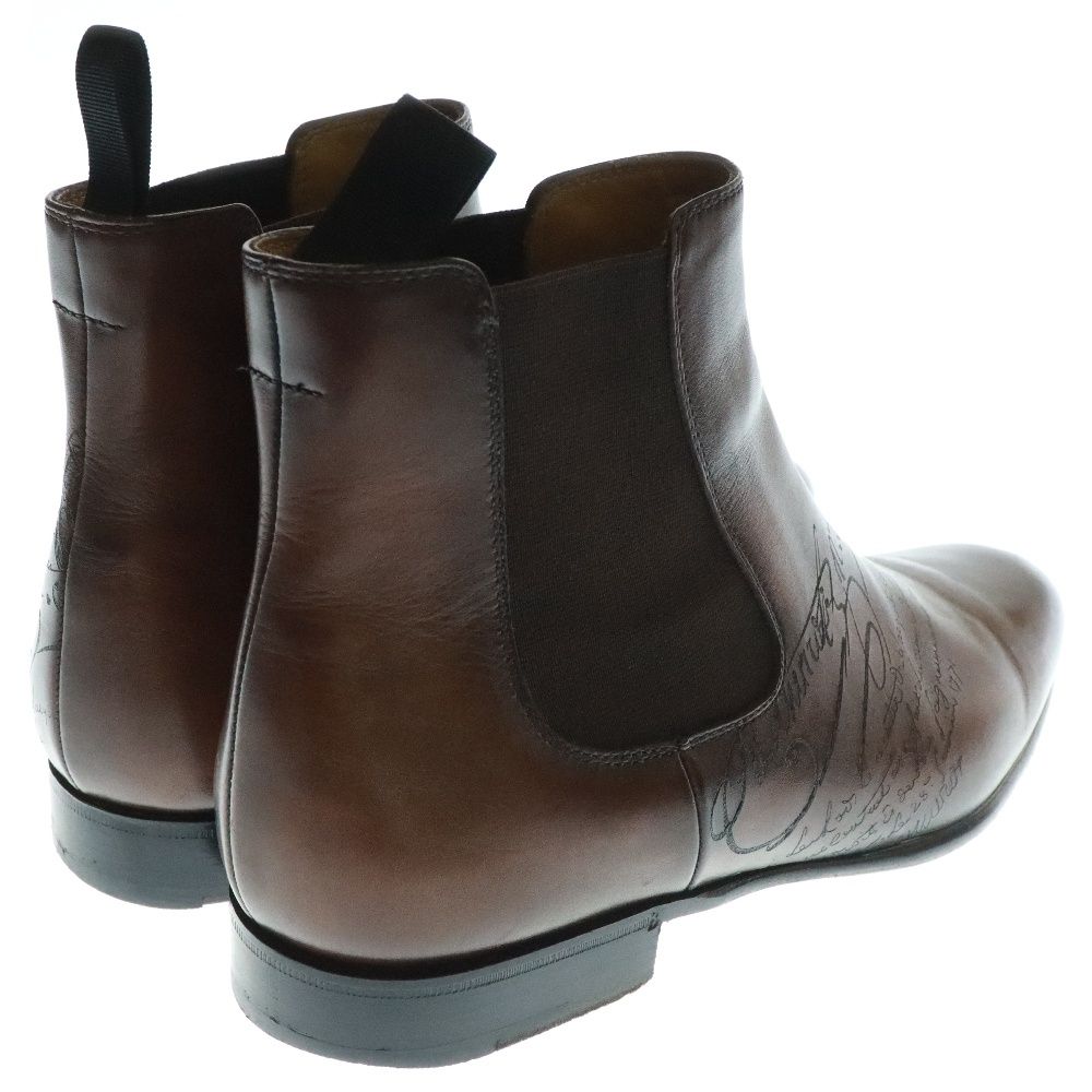 Berluti (ベルルッティ) サイドゴア カリグラフィ シューズ