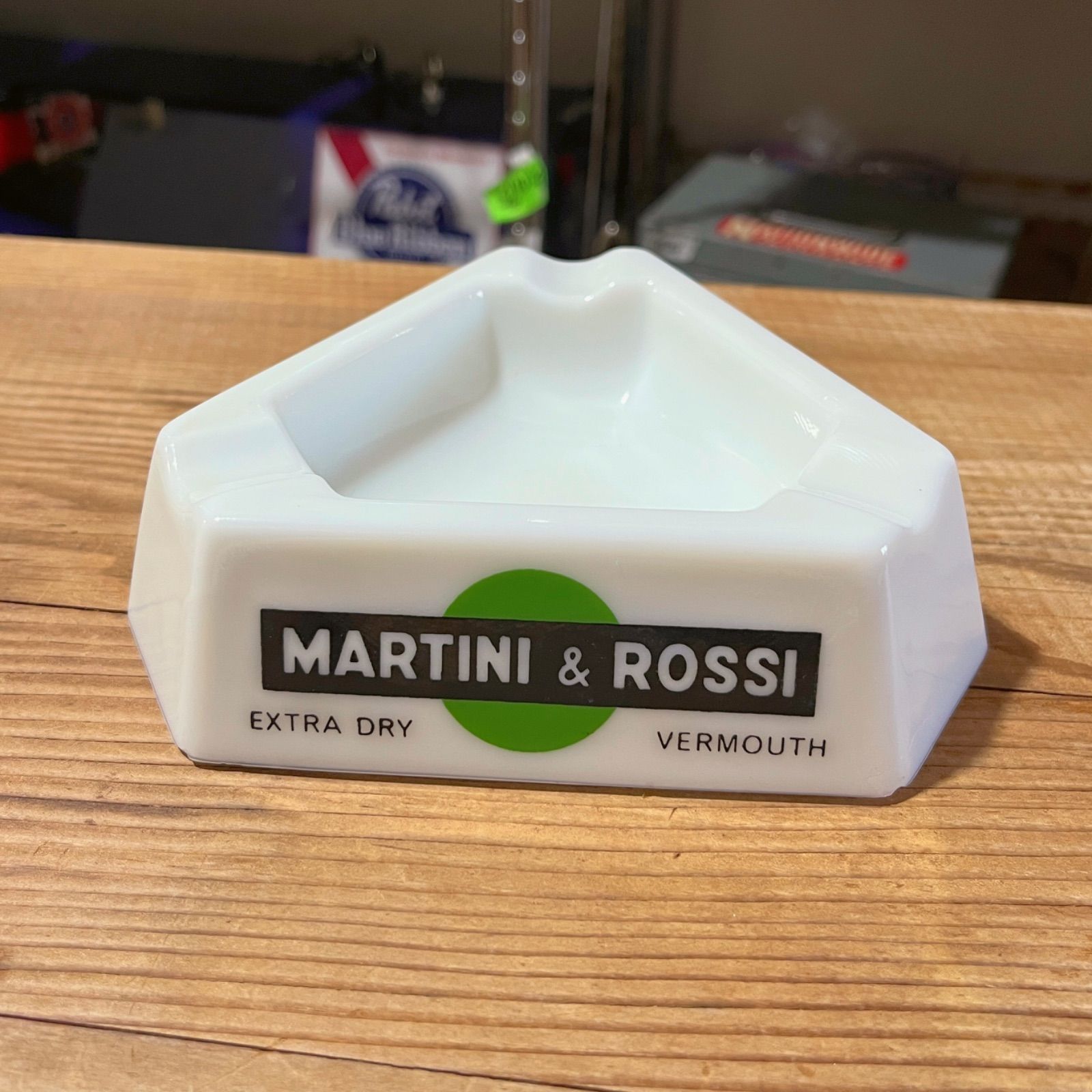 フレンチ ヴィンテージ アンティークMARTINI & ROSSI 灰皿 ビンテージ