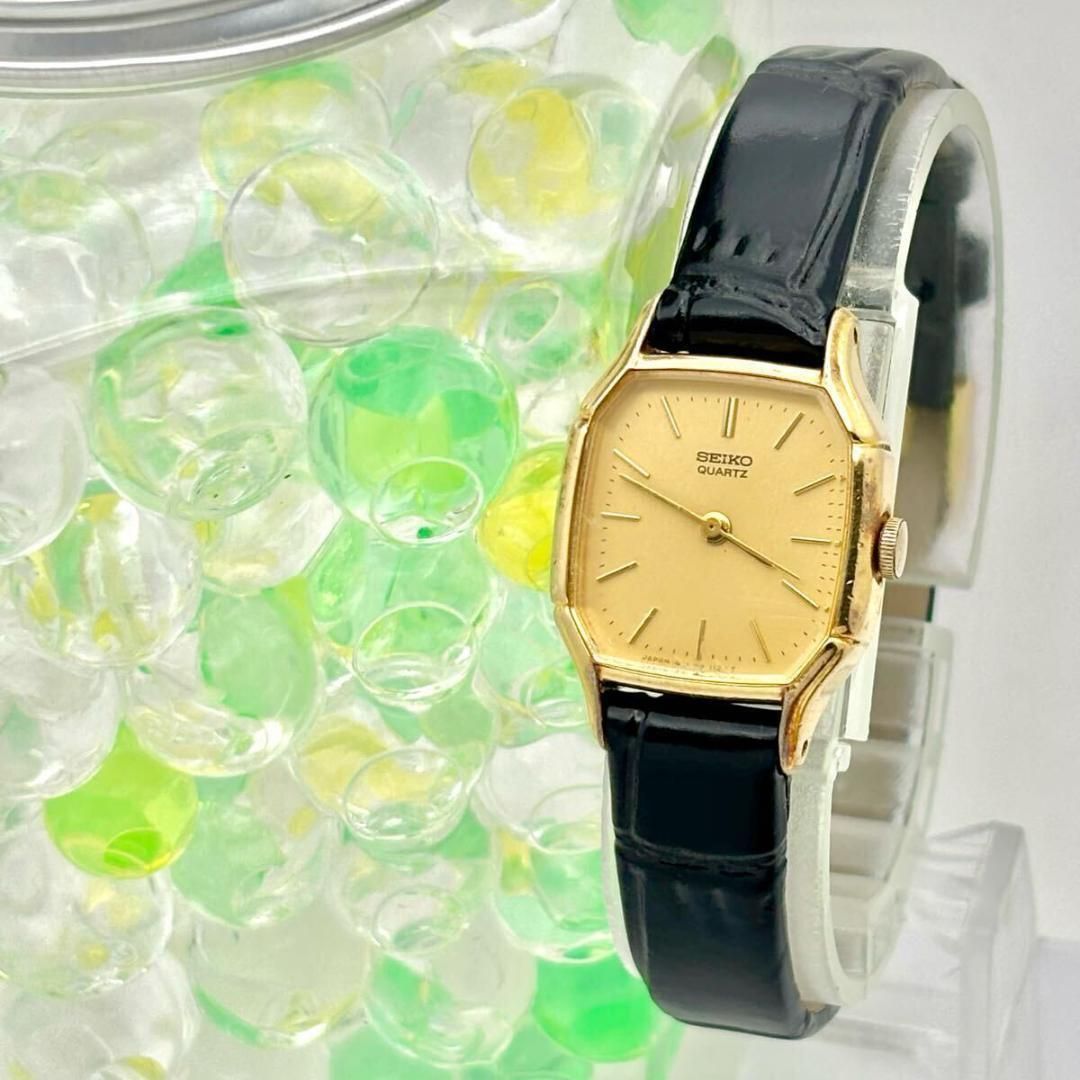 電池 SEIKO ゴールド レディース 腕時計 ドレス ベルト