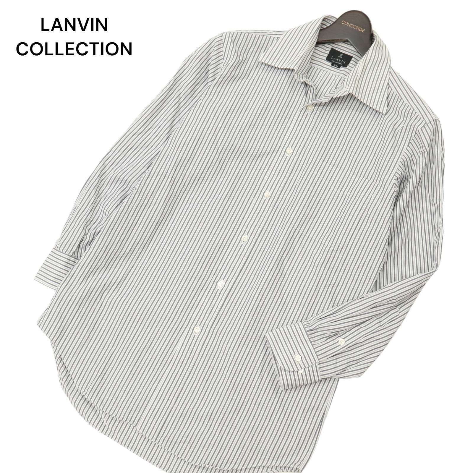 LANVIN COLLECTION ランバン コレクション 通年 長袖 ストライプ