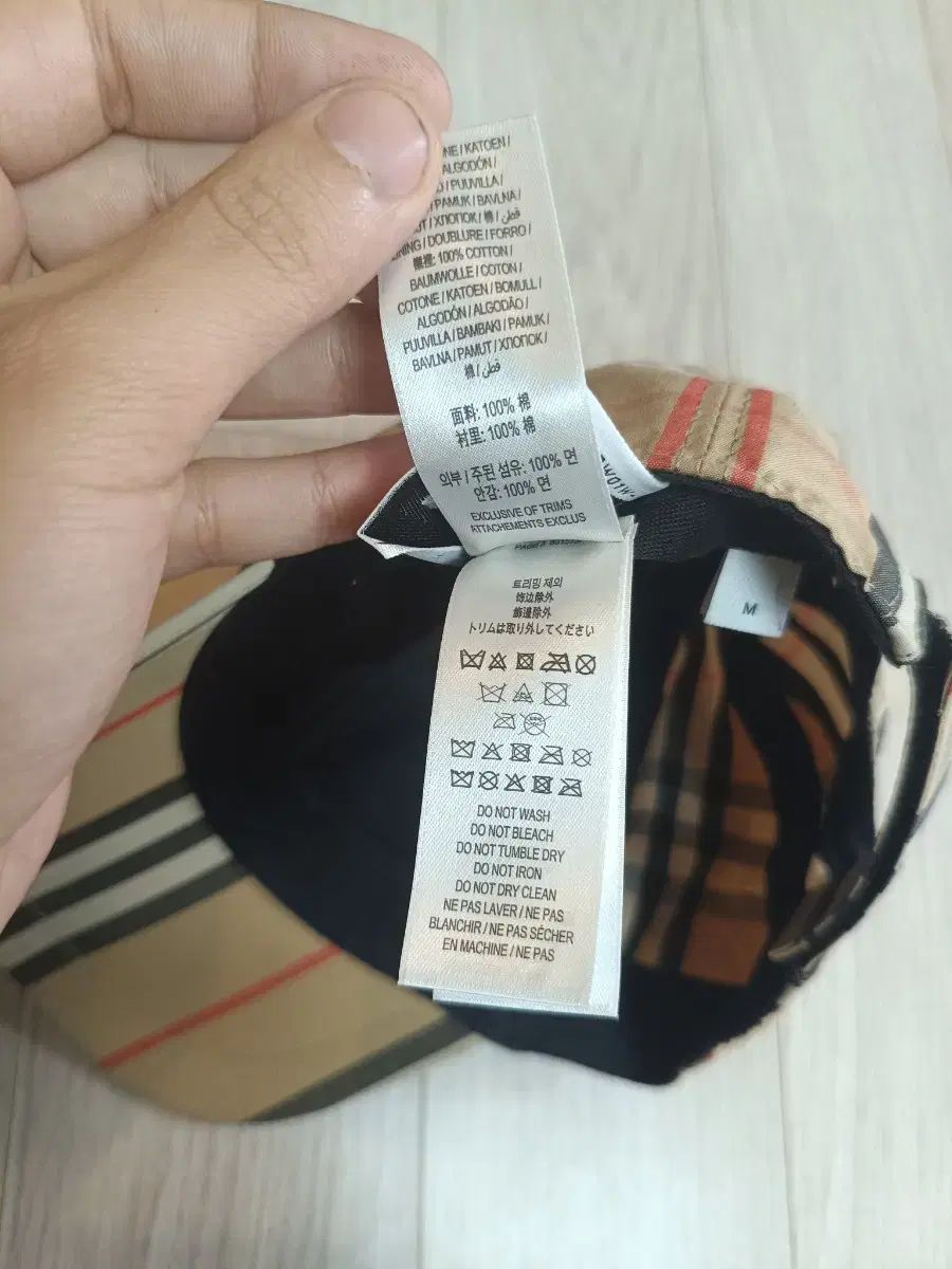 チェック ボールキャップ