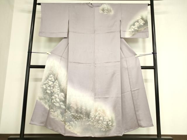 正規品，新作 平和屋着物■訪問着　鳳凰破れ色紙重ね枝花文　暈し染め　金彩　正絹　逸品　CAAV2414ev