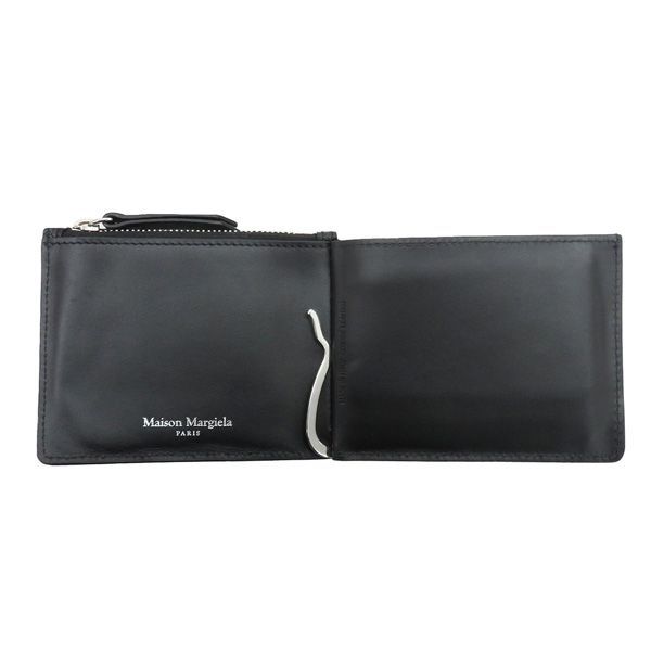 極美品　国内正規品✨マルジェラ　マネークリップ　折り財布　ステッチ　レザー ☆MAISON MARGIELA☆ ステッチ マネークリップ ☆正規品