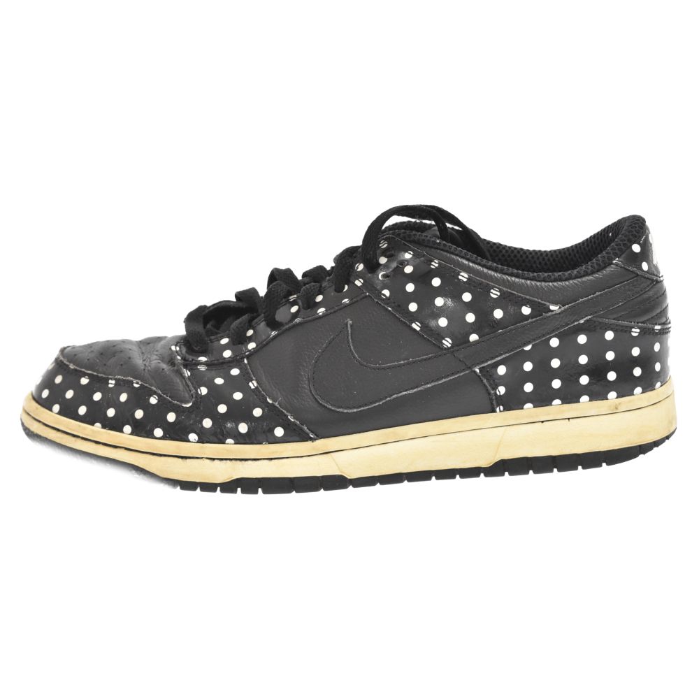 NIKE (ナイキ) ×FRAGMENT DUNK LOW PRB POLKA DOT PACK BLACK 314886