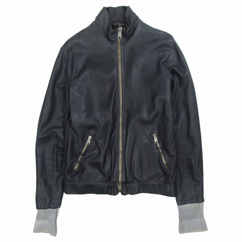 ジョルジオブラット GIORGIO BRATO ラムレザー ジャケット ブルゾン 