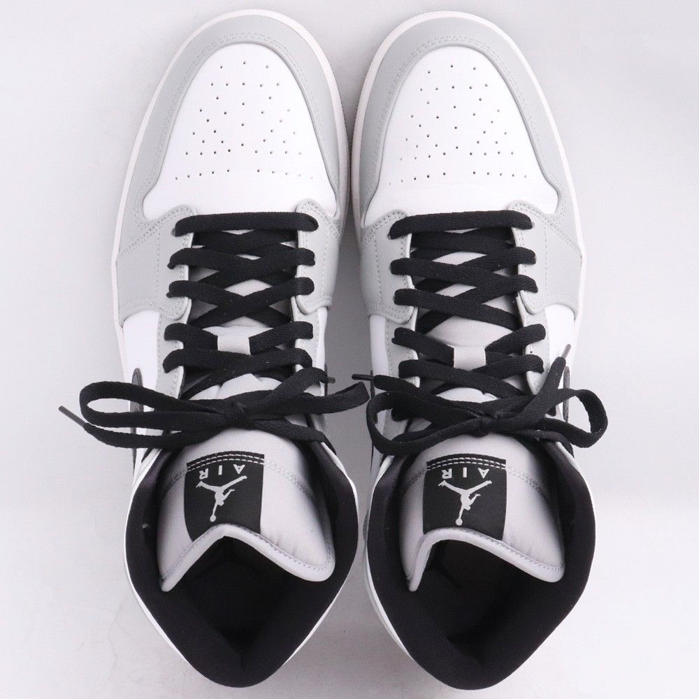 30cm NIKE Air Jordan 1 Mid Light Smoke Grey - メルカリ