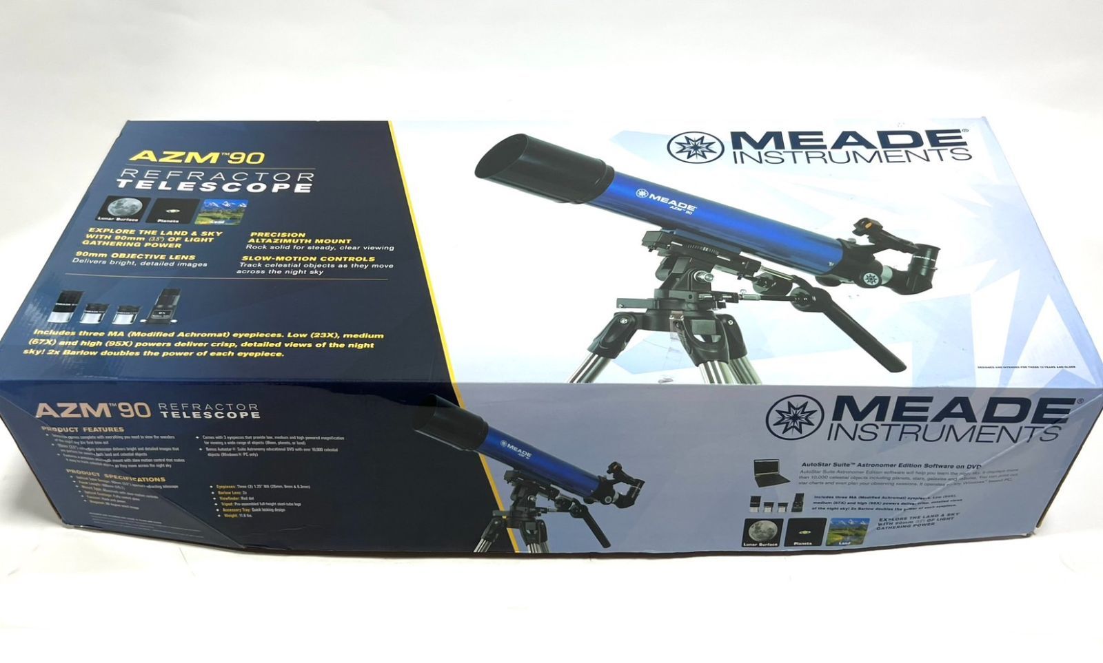 未使用】ミードMAEDE 天体望遠鏡 AZM-90 未使用】ミードMAEDE 天体望遠鏡 AZM-90