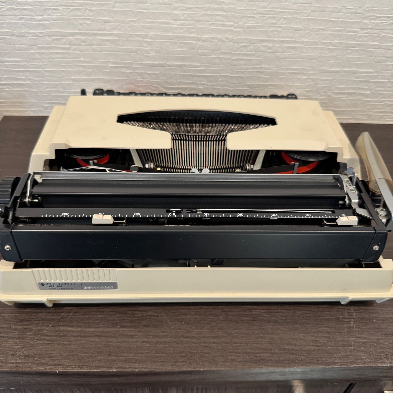 ワンピなど最旬ア！ 美品 完動品 タイプライター ブラザー JP7-503 young brother その他
