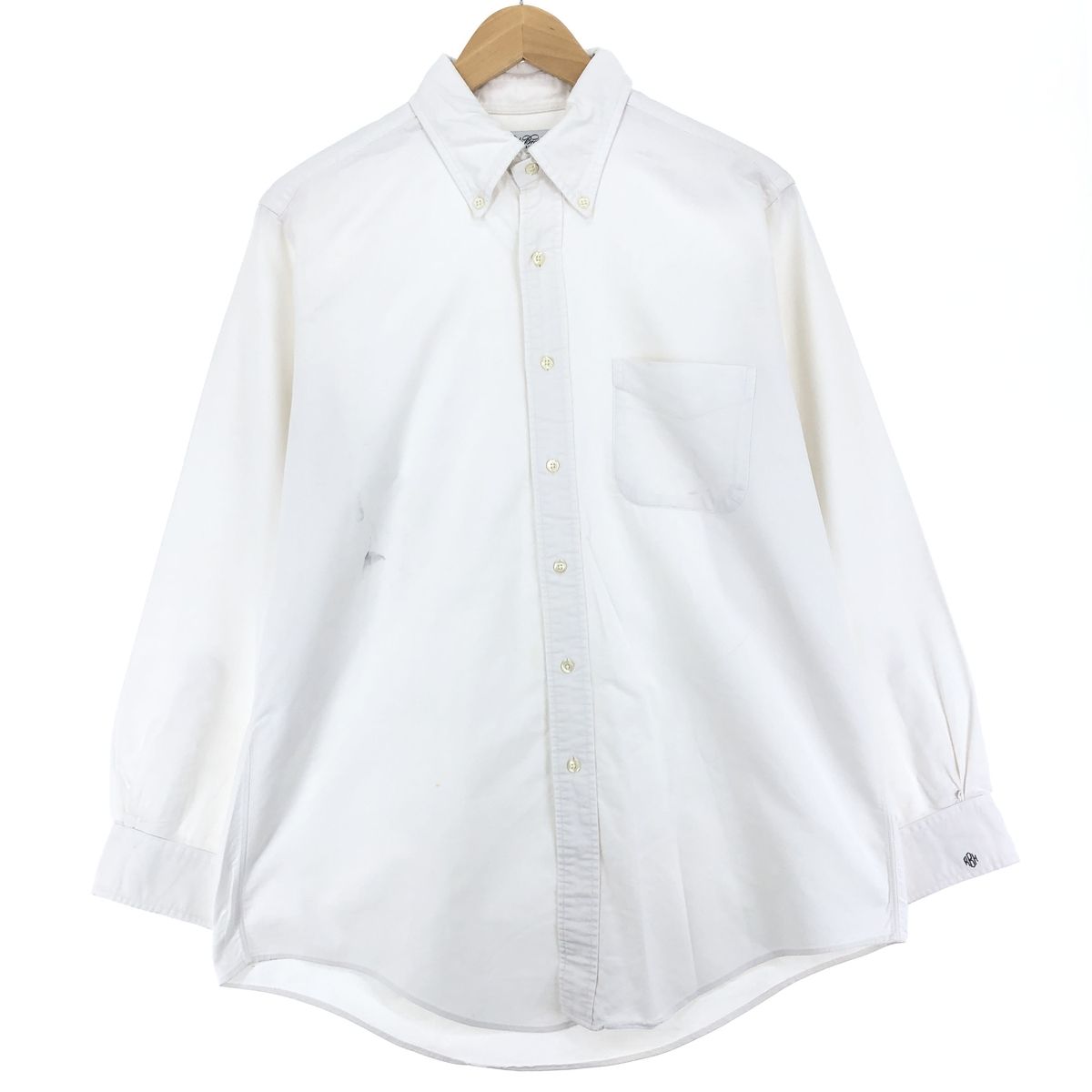 古着 ブルックスブラザーズ Brooks Brothers MAKERS 長袖 ボタンダウンシャツ USA製 メンズL/eaa425264