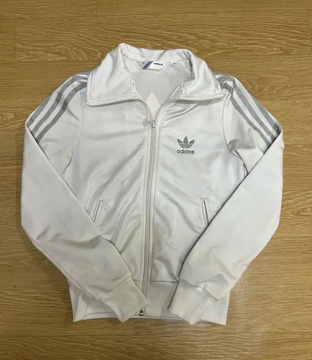 adidas アディダス ファイヤーバード トラックトップス ジャージ 白 シルバー