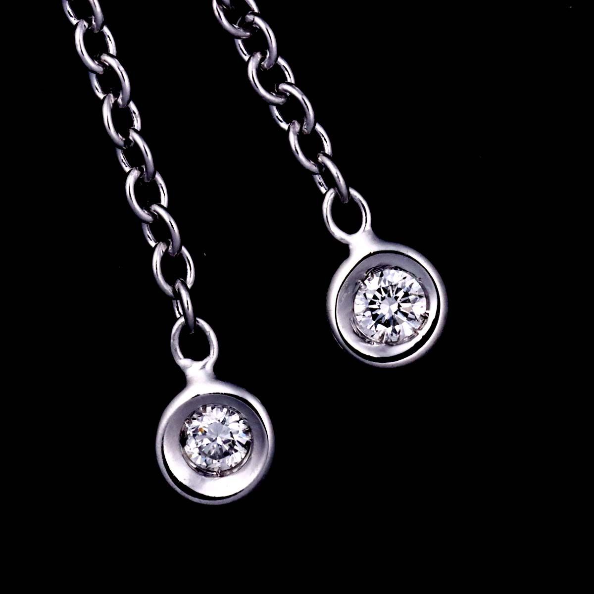 ポンテヴェキオ Ponte Vecchio ハート ダイヤ 0.13ct ネックレス 41cm  