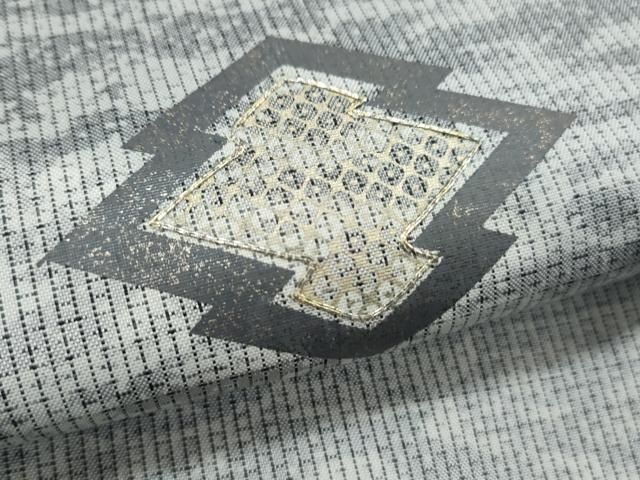 平和屋着物○螺鈿作家 甲斐泰造 訪問着 本場染大島紬 吉祥文 金彩 正絹