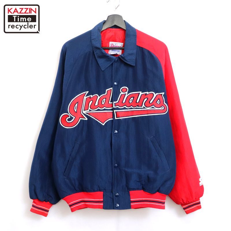 90s USA製 MLB vintage STARTER クリーブランド・インディアンズ