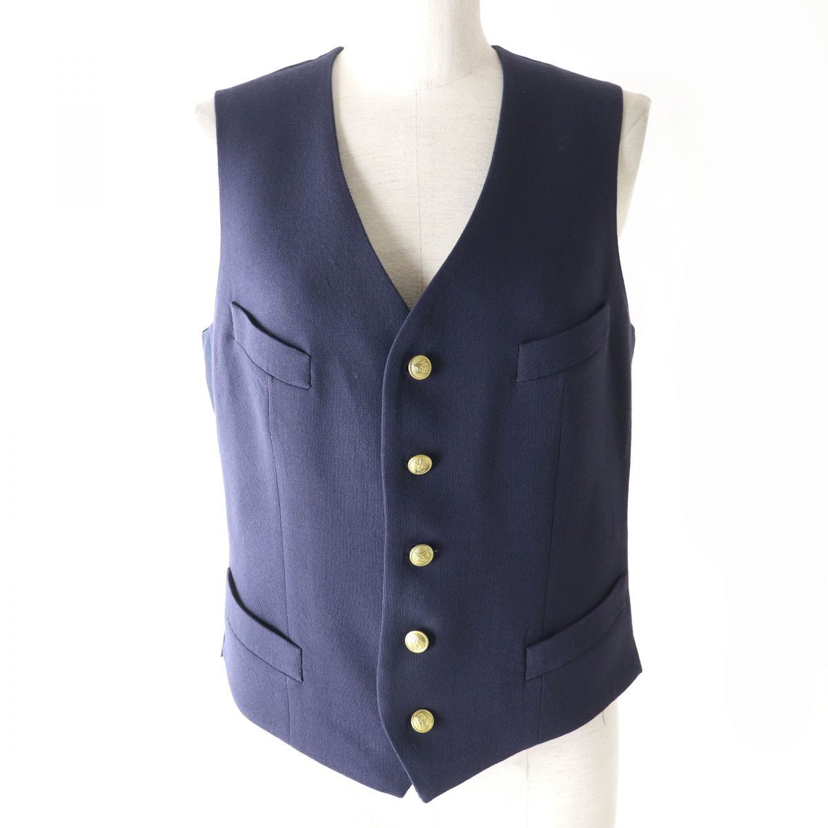 日本製 【極美品】MADISONBLUE WOOL DRESS VEST WOOL CANVAS レディース