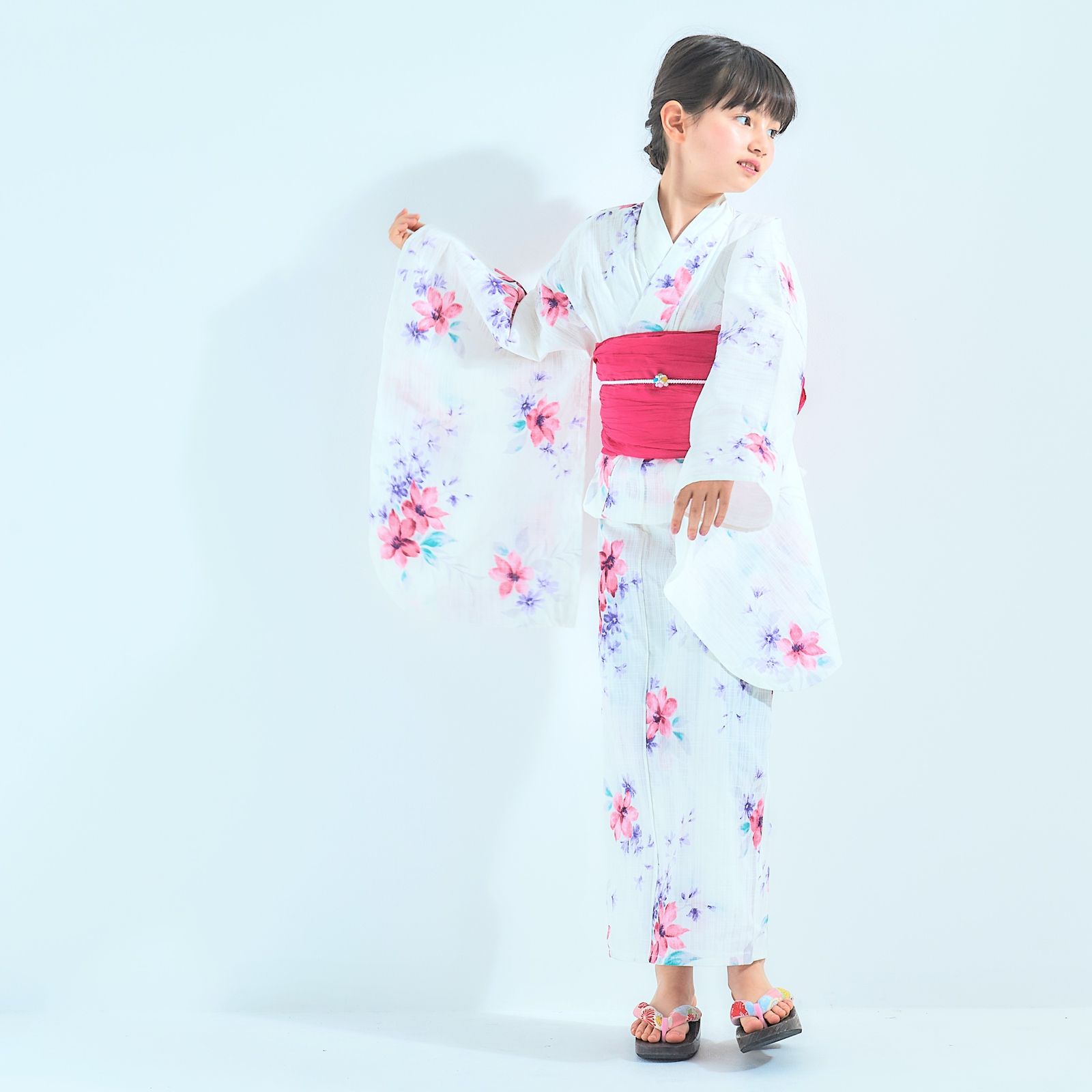 白 花柄