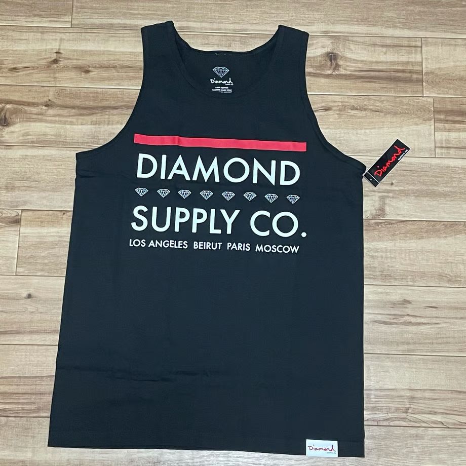 米国製 【M】 ダイヤモンドサプライ Diamond Supply Co タンクトップ 
