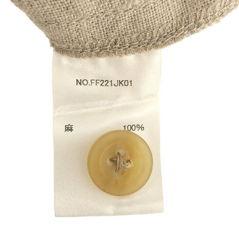 foufou / フーフー | 2022SS | linen one button jacket リネン
