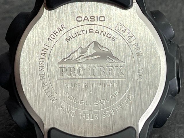 PRO TREK 【中古】 動作保証 CASIO PRW-3000 3414 TOUGH SOLAR プロ