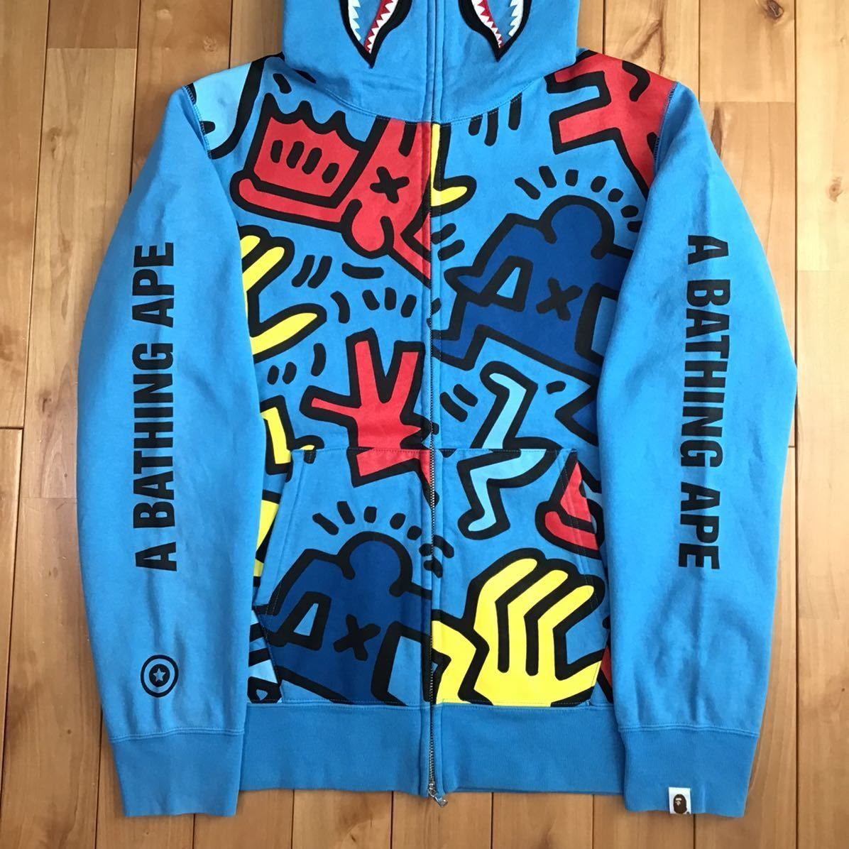 キースヘリング シャークパーカー BAPE shark ベイプ ape エイプ  