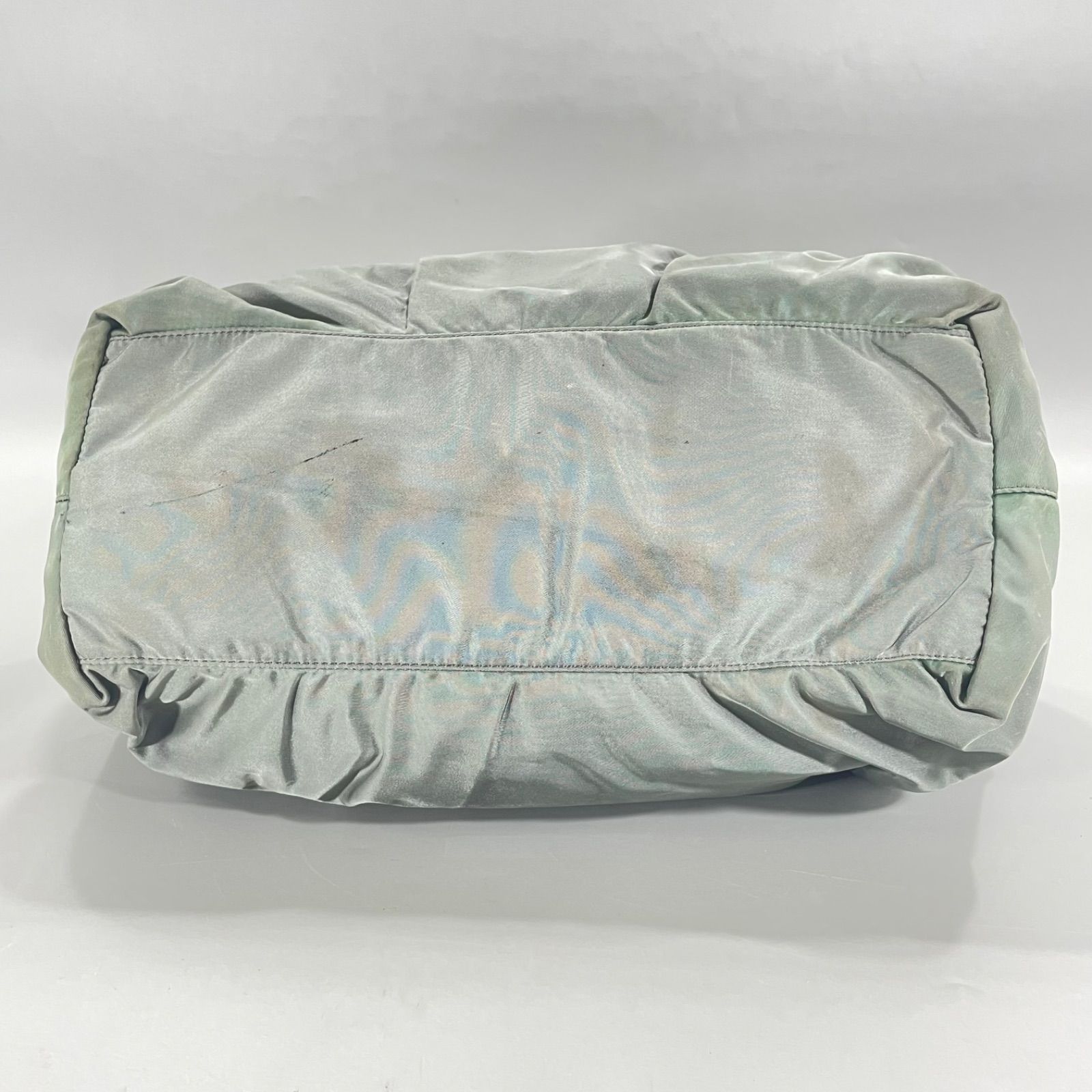 本物保証 PRADA プラダ ギャザー ハンドバッグ ショルダーバッグ 2way