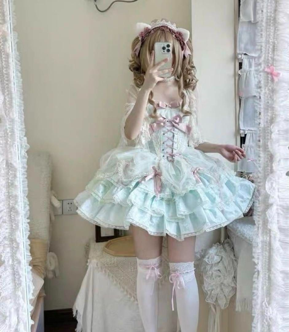 ゴスロリ ロリータ アイドル ゴシック プリンセスドレス コスプレ コスチューム ゴスロリ ロリータ アイドル ゴシック プリンセスドレス