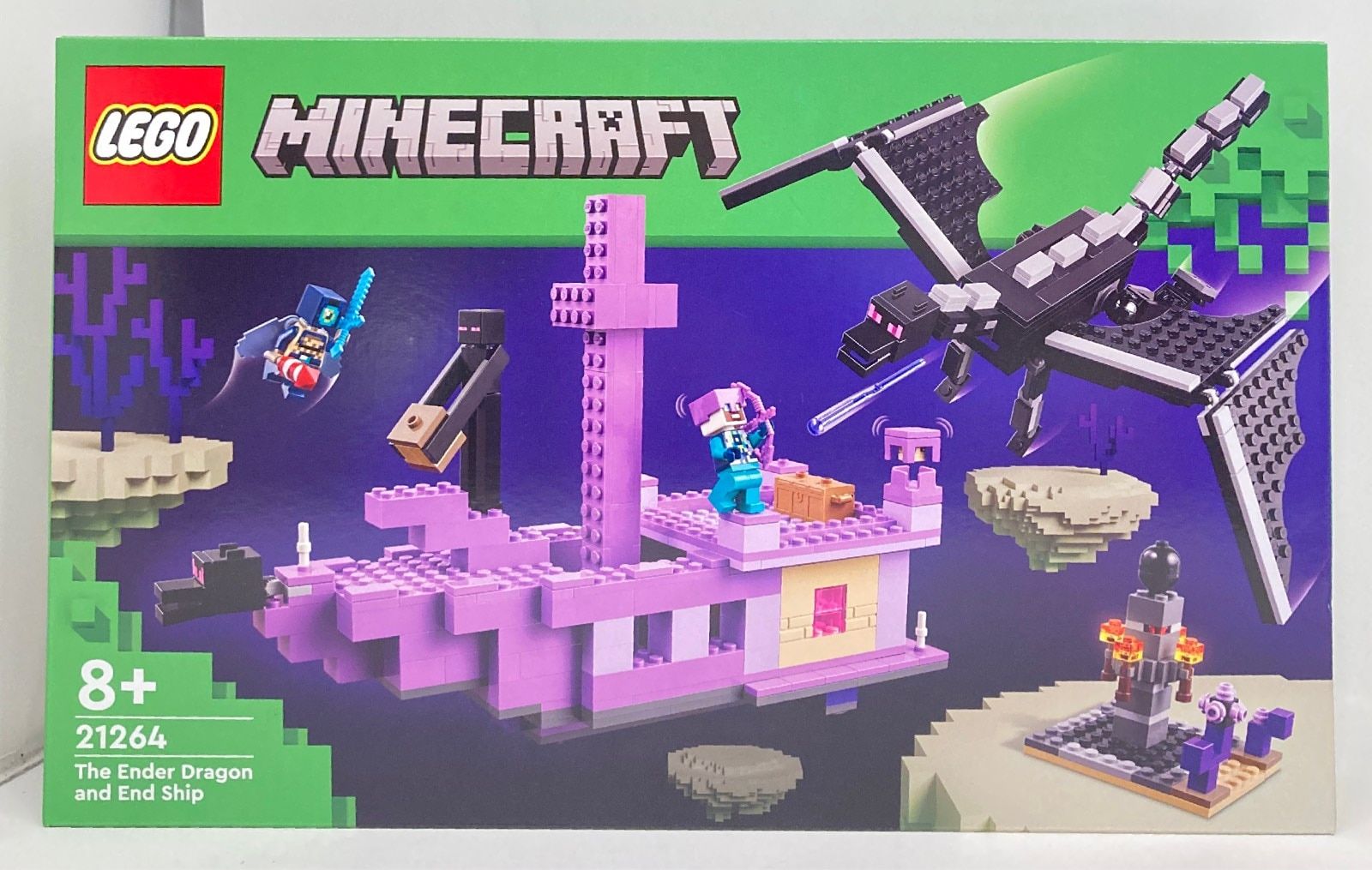 LEGO (BUILDING TOY) THE ENDER DRAGON AND END SHIP 21264
