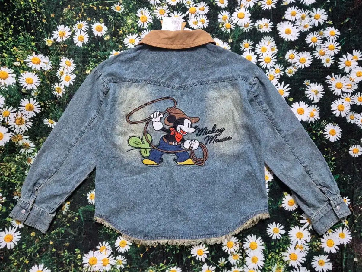 Disney Disney ディズニー ミッキーマウス カウボーイ ウェストン シャツ キッズ 120
