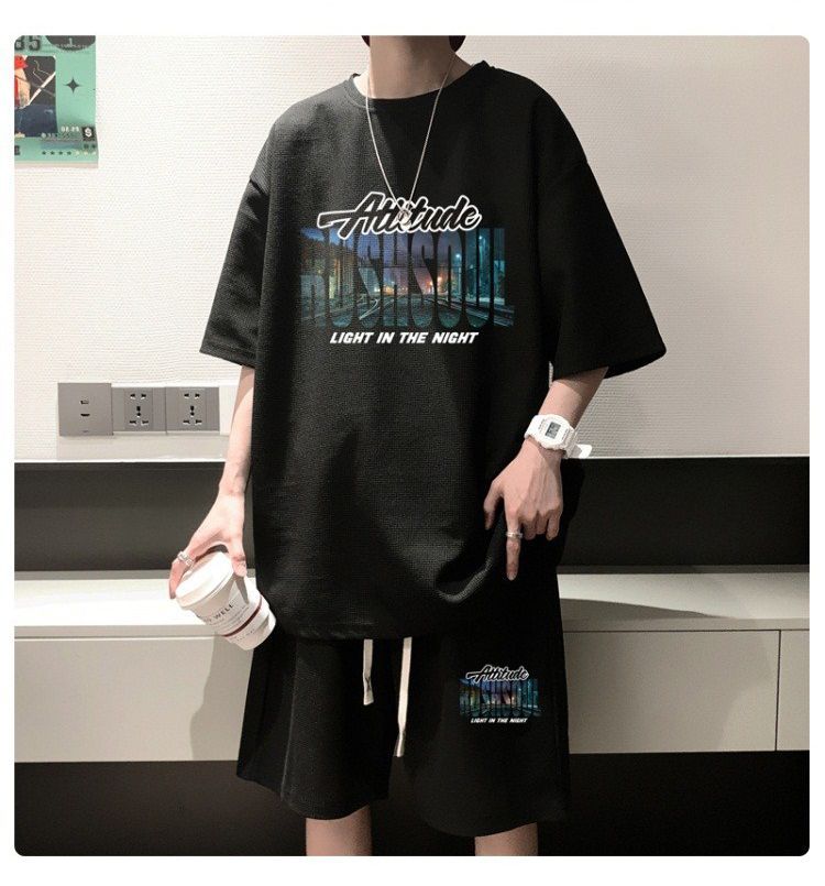 代引き人気 ハーフパンツ Tシャツ AONE4SURE パンツ L 上下セット販売