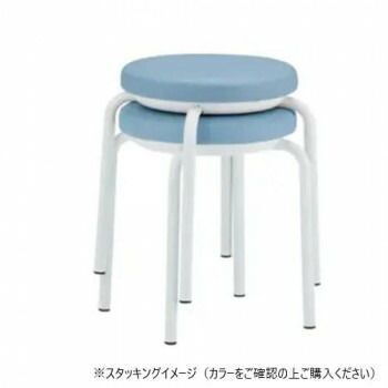 藤沢工業 TOKIO スツール JBM-36TL-S インディゴブルー レザー 5脚入