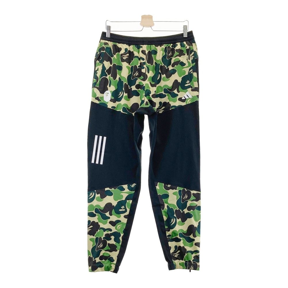 サイズ L ADIDAS GOLF アディダスゴルフ ×A BATHING APE IQ3681 WIND RDY ソフトシェルパンツ 迷彩 カモフラ柄 グリーン系 240101528258 ゴルフウェア メンズ ストスト