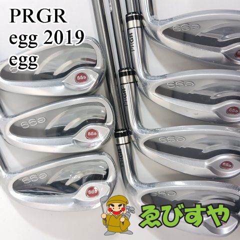 入間 展示 レディースアイアンセット プロギア PRGR egg 2019 7本 7-9 P.A.AS.S egg M-30 25 8755
