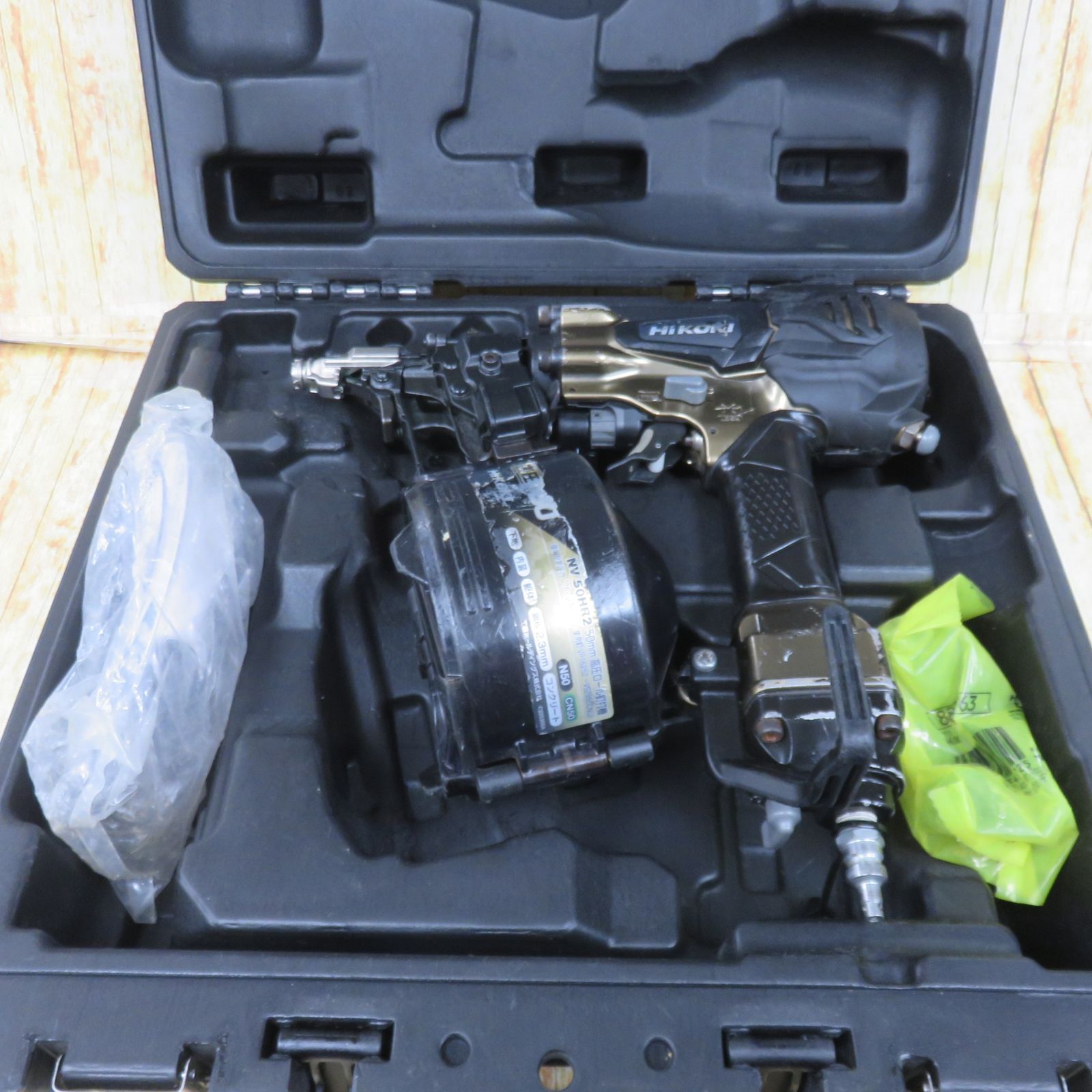 ハイコーキ(HIKOKI ※旧:日立工機) 高圧エア釘打ち機 NV50HR2(N)【川崎店】