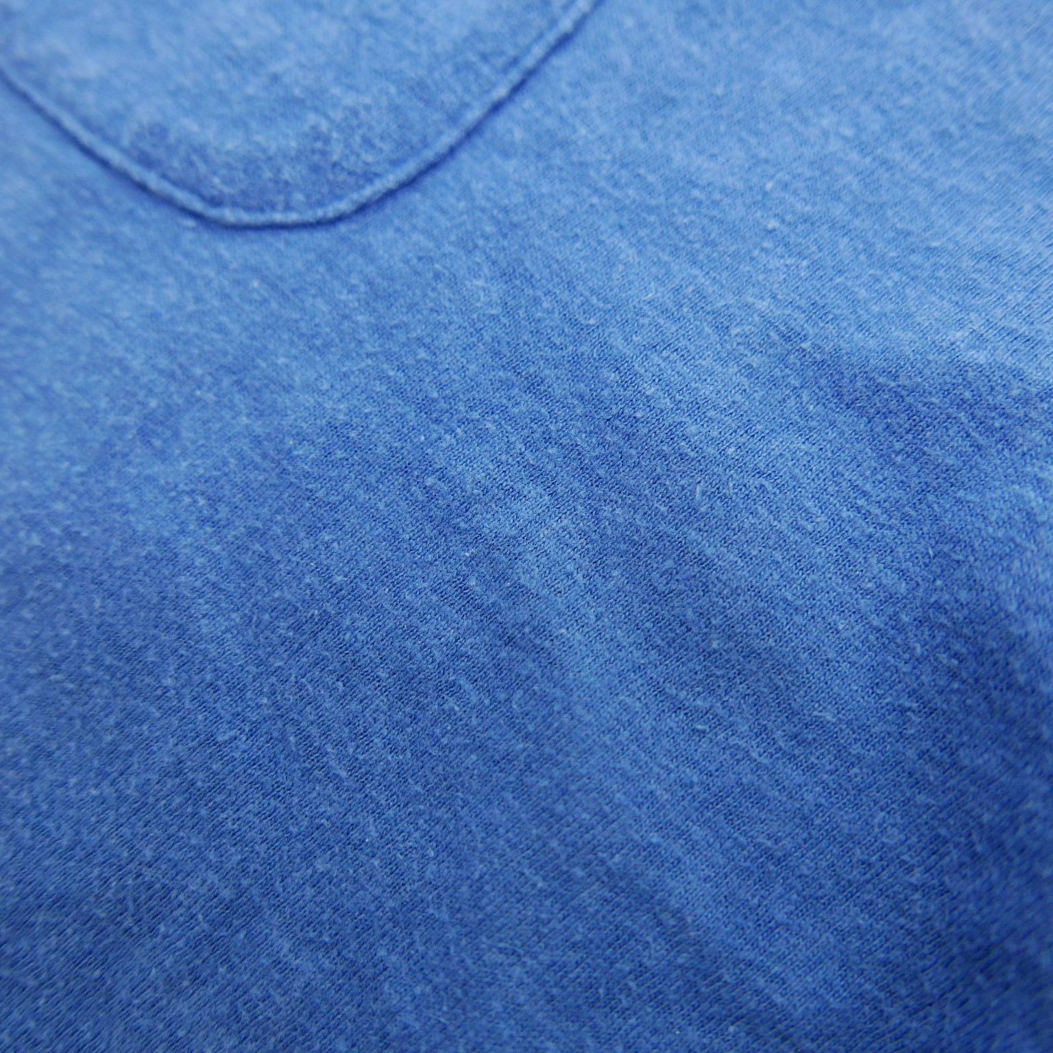 21SS visvim ビズビム JUMBO TEE S/S メンズ トップス クルーネック ポケットT 半袖Tシャツ BLUE 2  0121105010024