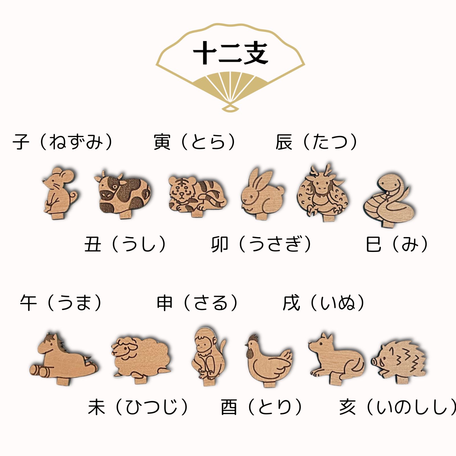 縁起の十二支飾り 干支飾り 置物 干支 蛇 正月 正月飾り 縁起の十二支飾り