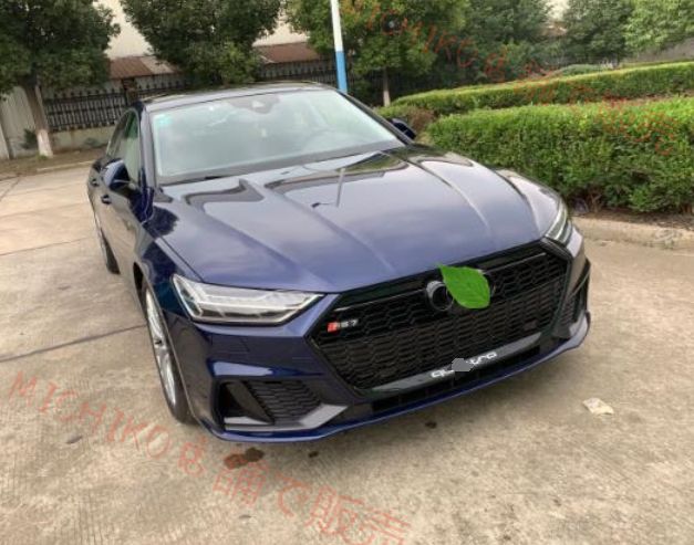 アウディ A7 2018- フロントグリル RS7ルック フロントガーニッシュ 2色可選 FFCRYSTALESIA_COM