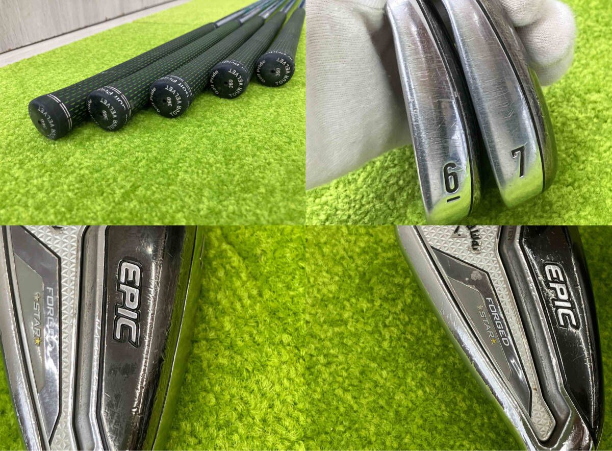 キャロウェイ EPIC FORGED STAR 6-9.P 5本 アイアンセット N.S.