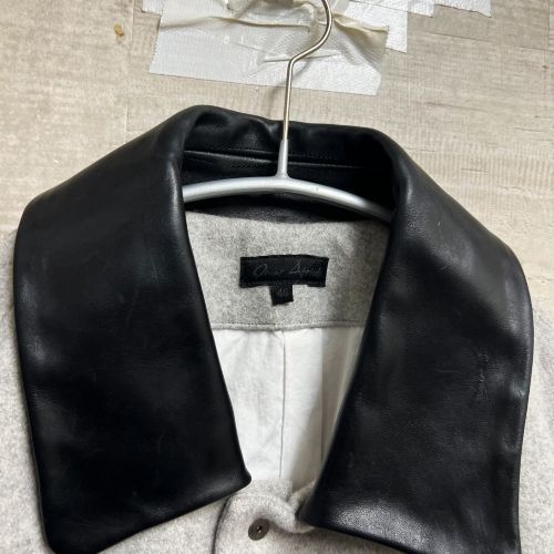 Omar Afridi オマールアフリディ car coat コート グレー size46【中