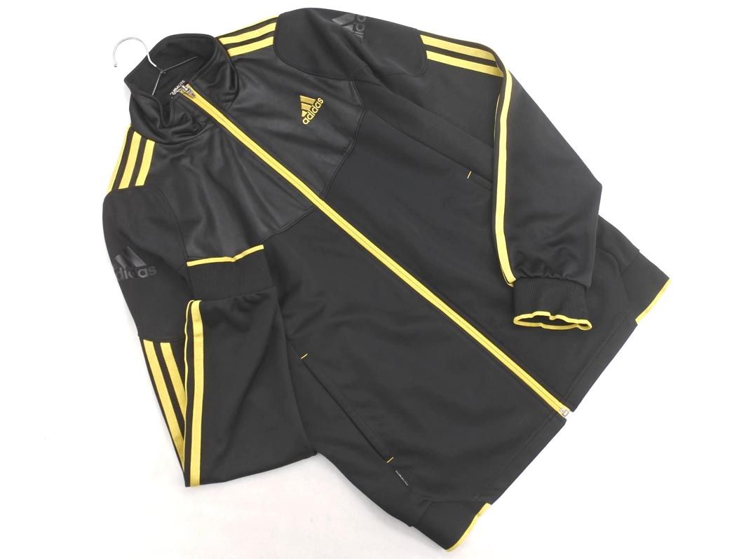 新品　アディダス プロフェッショナル　ジャージ上下セット ブラック／ゴールド　L adidas ブラック/ゴールド ジャージ上下セット L