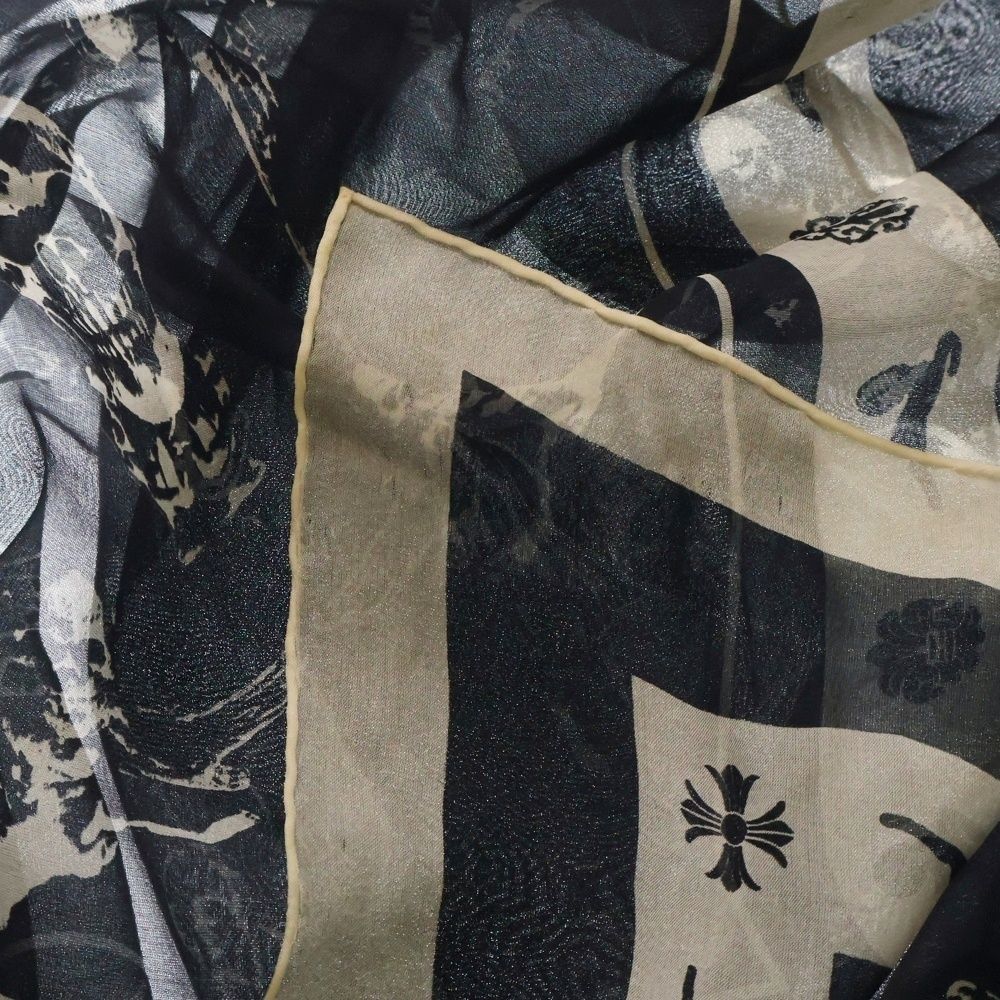 美品 クロムハーツ バンダナ ジョーフォティ CHROMEHEARTS SOLD}CHROME HEARTS クロムハーツ バンダナ{-BDS} - underbar