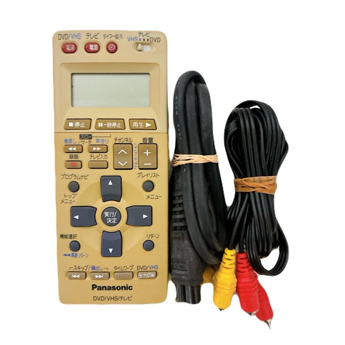 整備品 Panasonic パナソニック ビデオ一体型DVDプレーヤー NV VP 31 リモコン付 ケーブル付